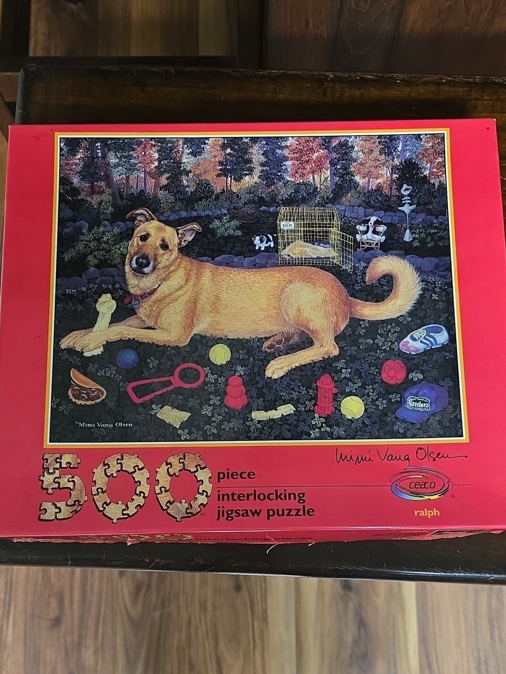 Complete 500-Piece Interlocking Dog Jigsaw Puzzle